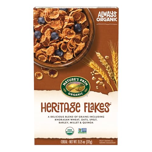 Nature's Path Organic Heritage Flakes® Cereal, 13.25 oz (Pack of 1), Non-GMO - Image 1