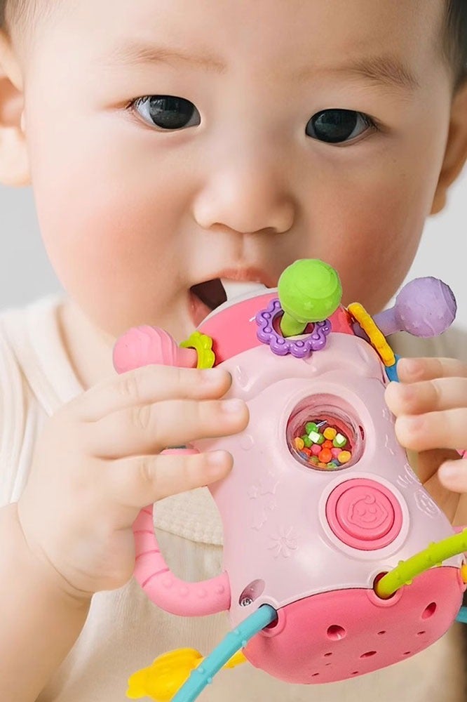 Baby Teethers for 0+ Months, Montessori Sensory Toys, Chewable Teething Bottles - Image 2