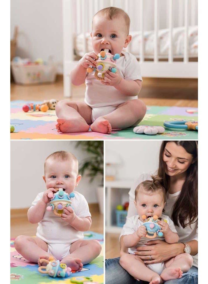 Baby Teethers for 0+ Months, Montessori Sensory Toys, Chewable Teething Bottles - Image 3