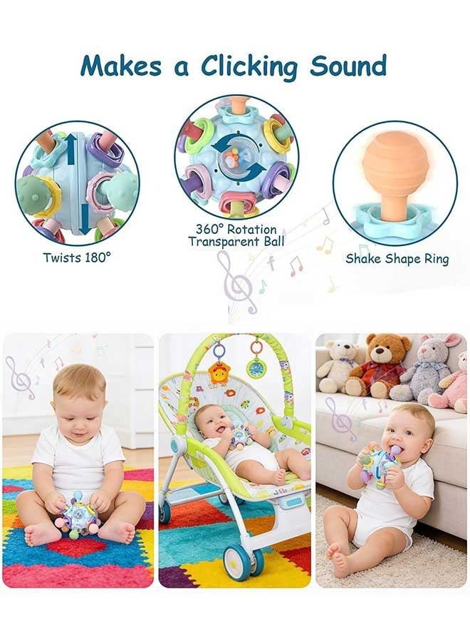 Baby Teethers for 0+ Months, Montessori Sensory Toys, Chewable Teething Bottles - Image 4