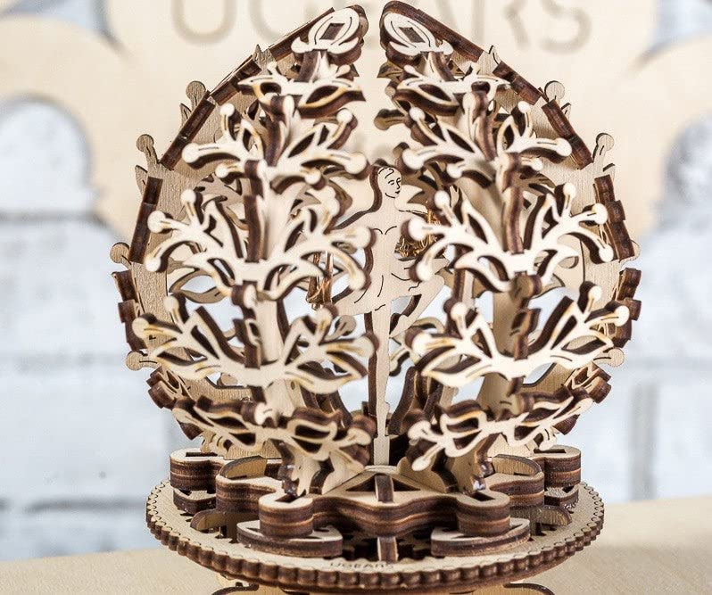 UGEARS Mechanical Flower 3D Wooden Puzzle - Unique Model Kits for Teens and Adults - Image 3