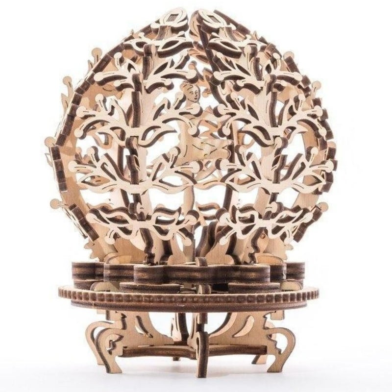 UGEARS Mechanical Flower 3D Wooden Puzzle - Unique Model Kits for Teens and Adults - Image 2