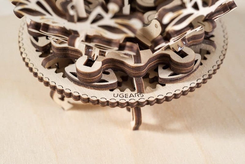 UGEARS Mechanical Flower 3D Wooden Puzzle - Unique Model Kits for Teens and Adults - Image 4
