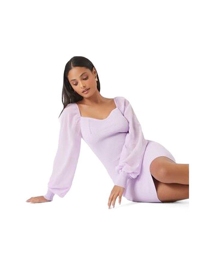 FOREVER 21 Sweetheart Mini Sweater Dress - Image 2