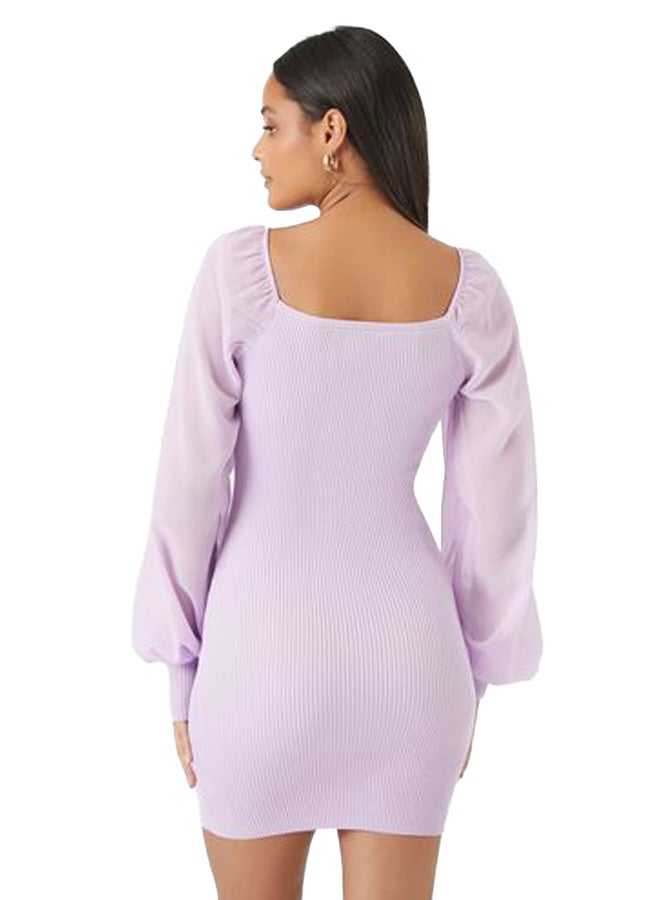 FOREVER 21 Sweetheart Mini Sweater Dress - Image 4