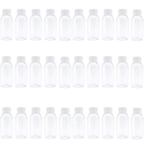 Prakash 100ML Mini transparent Bottles (Pack of 30)| 100ML BPA-Free & Leakproof | Compact, Refillable Bottles for Travel, Office, Kitchen & Daily Needs - Image 1