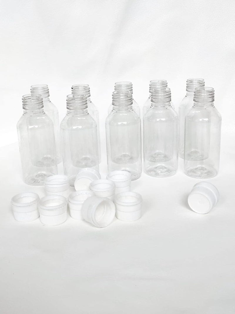 Prakash 100ML Mini transparent Bottles (Pack of 30)| 100ML BPA-Free & Leakproof | Compact, Refillable Bottles for Travel, Office, Kitchen & Daily Needs - Image 4