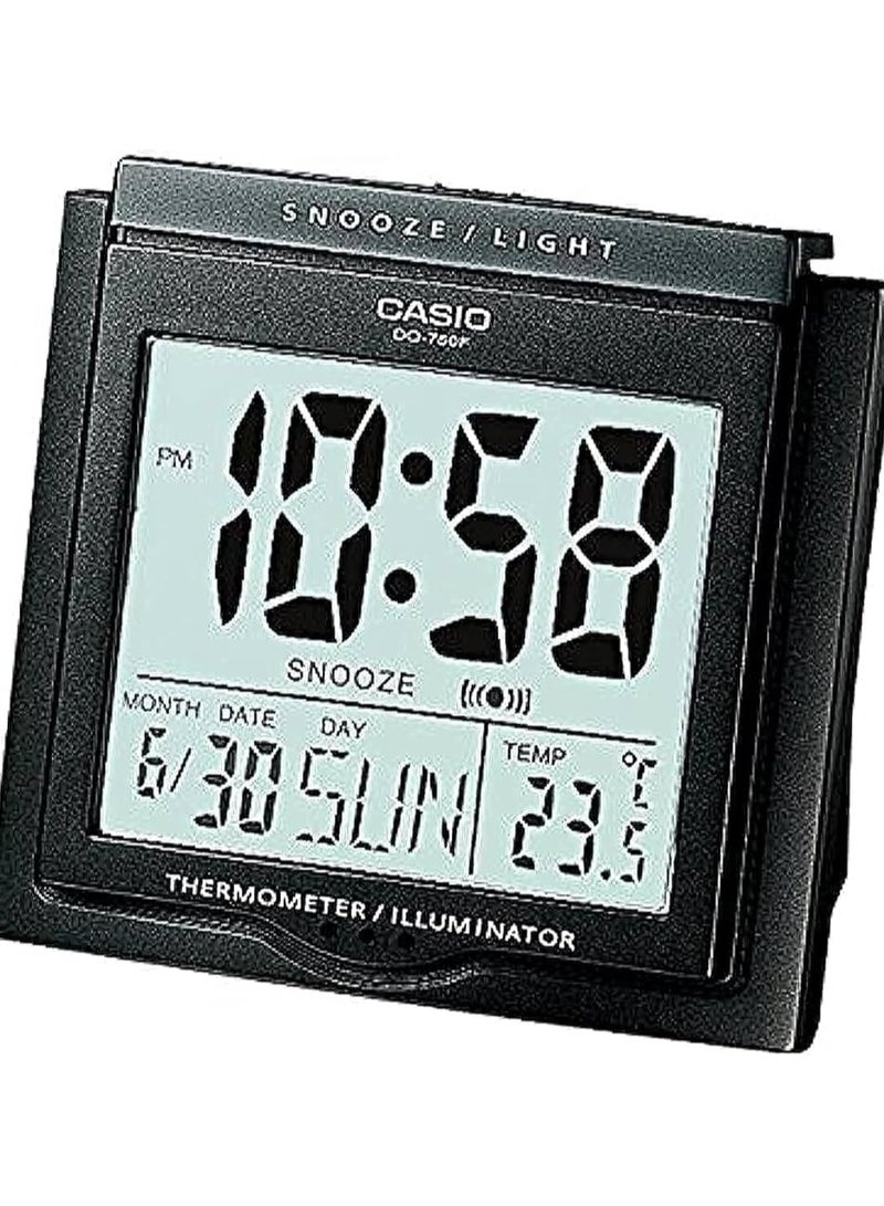 كاسيو ساعة منبه رقمية من كاسيو Dq-750-1 مع درجة الحرارة - Image 2