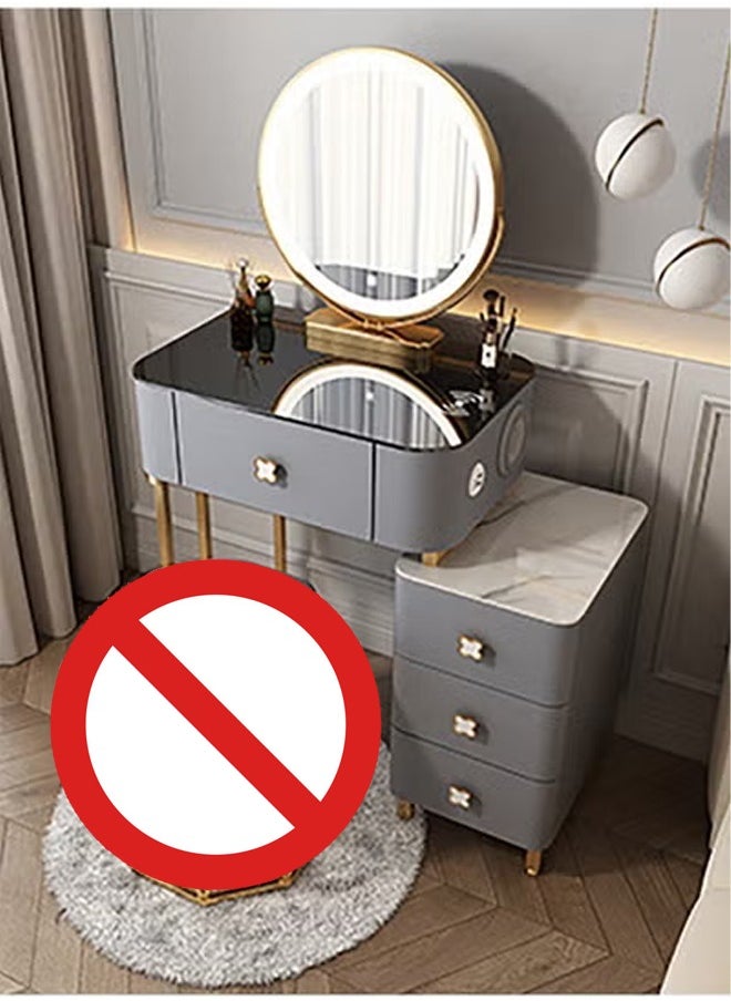 keke Makeup Dressing Table LED Mirror With Wireless Charging Pad And Storage Cabinet  - Image 1