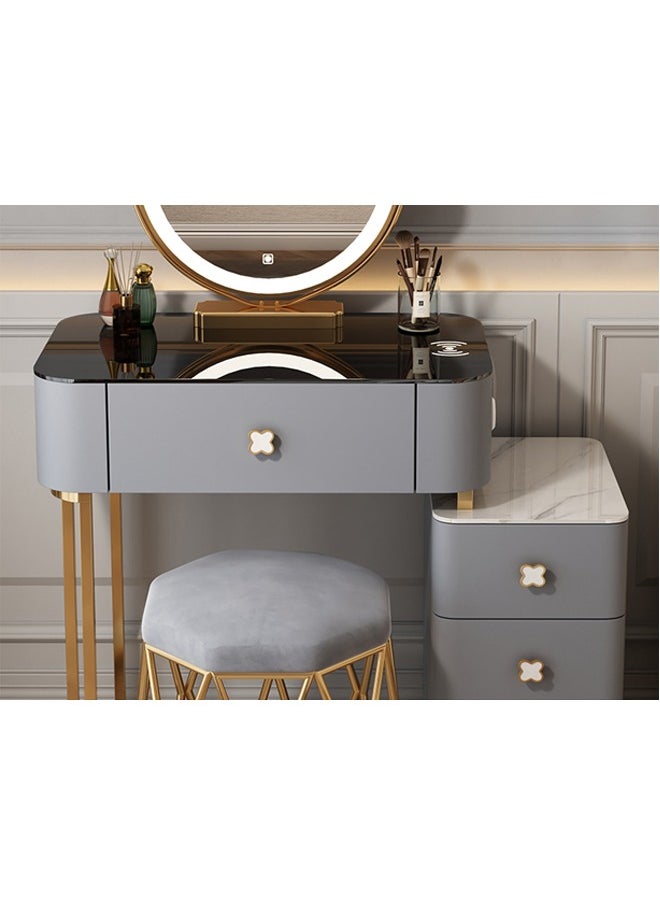 keke Makeup Dressing Table LED Mirror With Wireless Charging Pad And Storage Cabinet  - Image 5