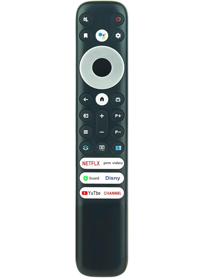 ELTRAZONE RC902V-FMRB Voice Replacement Remote for TCL Smart TV – Compatible with 65C831, 55C831, 85C735K, 75X925 – Built-in Netflix, Prime Video, Disney+, YouTube Buttons – Plug & Play – Black - Image 1
