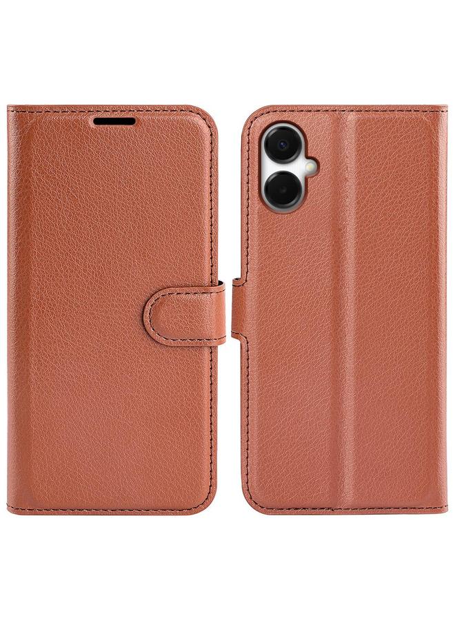 S-TOP Case For Samsung Galaxy A06 5G Litchi Texture Horizontal Flip Leather Phone Case with Holder - Image 1