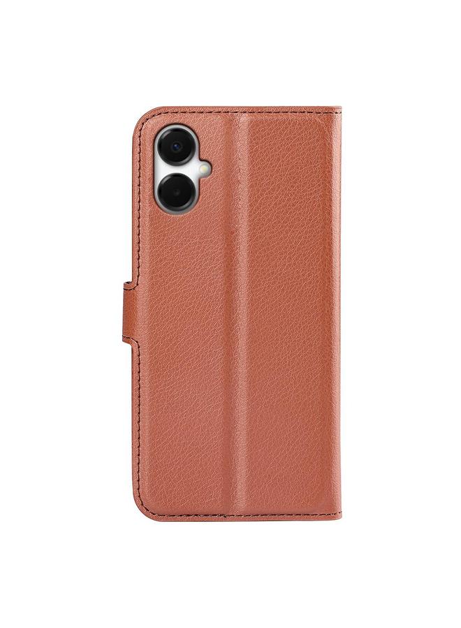 S-TOP Case For Samsung Galaxy A06 5G Litchi Texture Horizontal Flip Leather Phone Case with Holder - Image 3