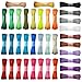 Mlurcu Thin Satin Ribbon 18 Inch Assorted Colors Small Fabric Ribbons for Crafts 36 Multi Pack 198 Yards Double Faced Solid Color Rainbow Ribbon for Gift Wrapping Sewing Hair Bows Card Making Wedding Decor - Image 1