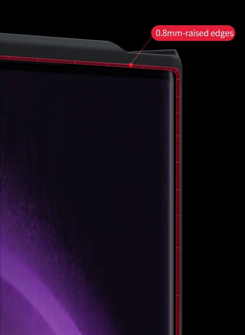 X-level جراب شفاف لهاتف Samsung Galaxy S24 Ultra يدعم الشحن اللاسلكي ومضاد للصدمات وحماية عدسة الكاميرا وملمس مريح وظهر صلب ومرن ناعم وغطاء ممتص للصدمات من مادة TPU وإكسسوارات الهاتف - Image 3