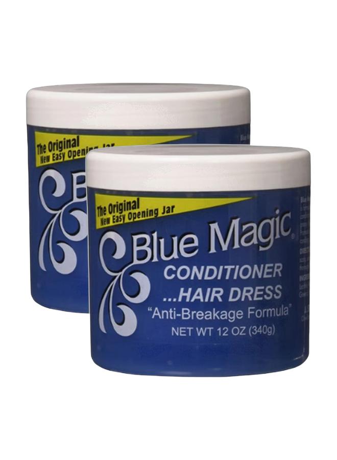 BLUE MAGIC مجموعة بلسم شعر مضاد للتكسر - Image 1