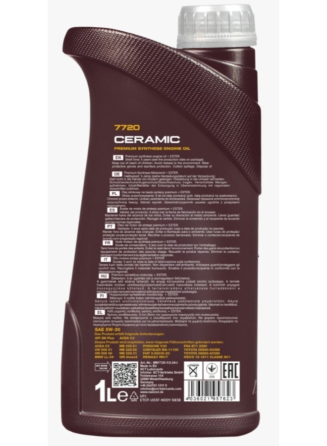 MANNOL 7720 Ceramic 5W-30 1L - Image 1
