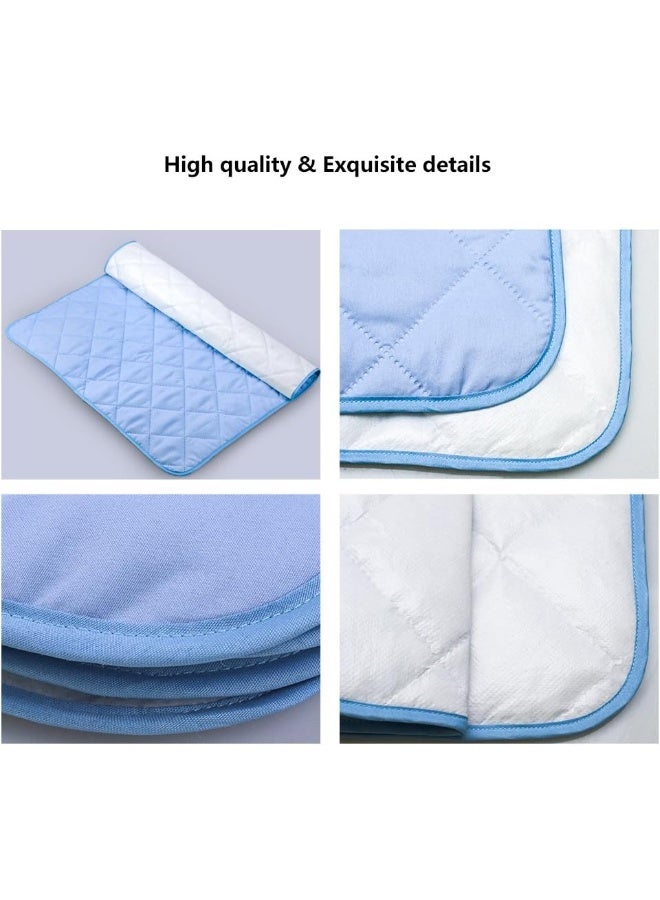Topwon Quilted Changing Pad Waterproof, Liners Pack N Play Crib Mattress Pad Liner, Comfy and Soft Foldable Mattresses 23'' x 31'' (Pack of 1) - Image 5