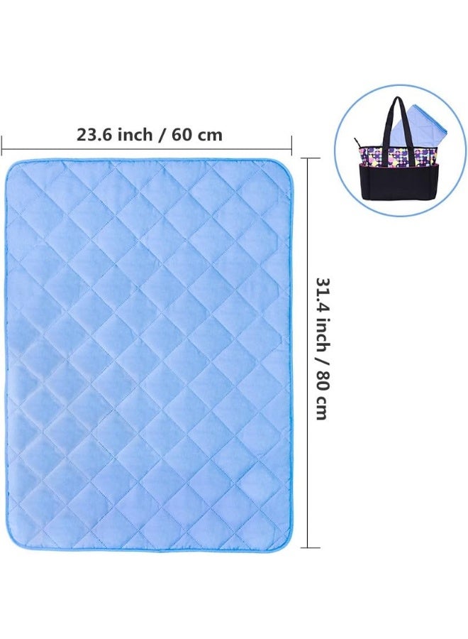Topwon Quilted Changing Pad Waterproof, Liners Pack N Play Crib Mattress Pad Liner, Comfy and Soft Foldable Mattresses 23'' x 31'' (Pack of 1) - Image 4
