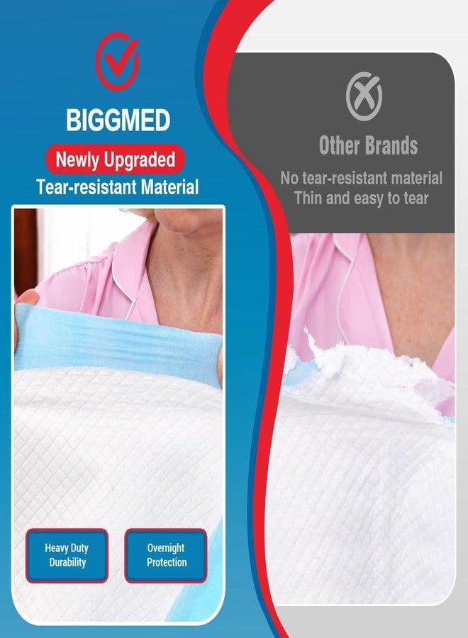 BIGGMED Tear-Resistant Incontinence Bed Pads 40'' x 36'' 130 Gram Heavy Duty (25 Count) Disposable Underpads Chucks Pads for Adults, Kids & Elderly | Protection Pads for Bed, Sofa, and Chair - Image 2