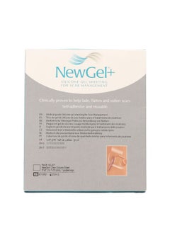 NewGel+ NewGel Plus Silicone Gel Sheeting (5x6) TRANSPARENT1 Sheet 