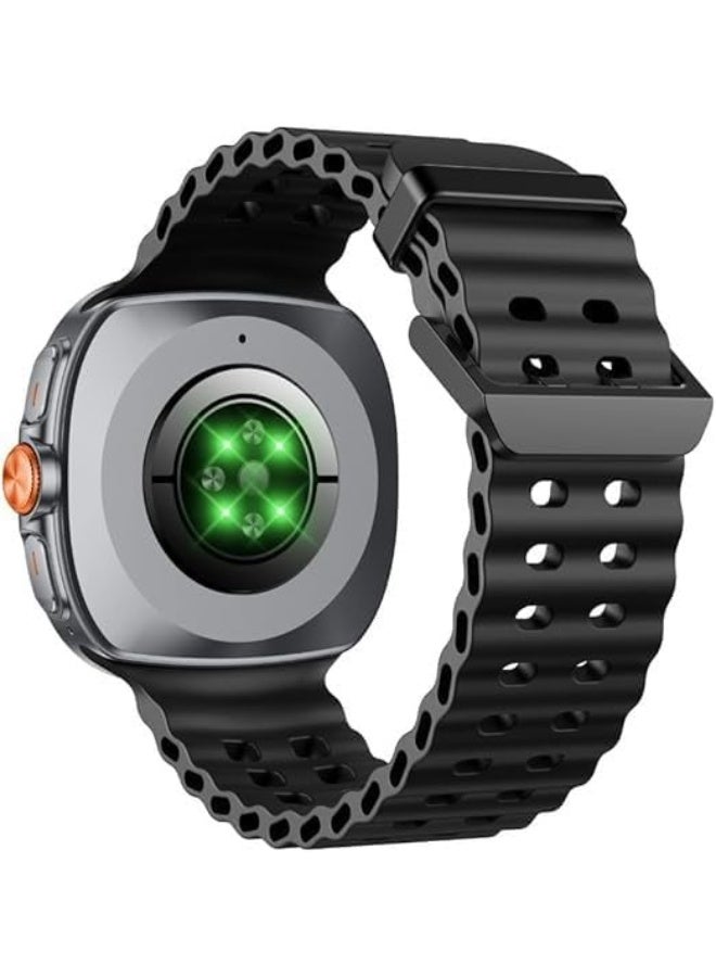 7MD Smart Watch, 1.43 Inch AMOLED Display, Bluetooth Calling, 100 Sports Modes, Blood Pressure and Heart Rate Monitor, Sleep Tracker, IP68 Waterproof Fitness Smartwatch for Men and Women - Image 3