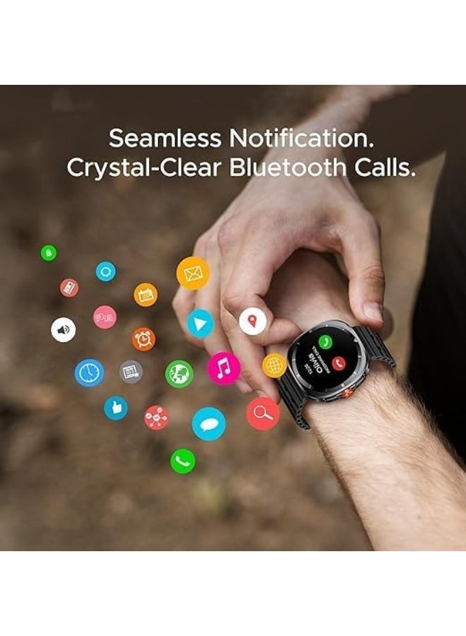 7MD Smart Watch, 1.43 Inch AMOLED Display, Bluetooth Calling, 100 Sports Modes, Blood Pressure and Heart Rate Monitor, Sleep Tracker, IP68 Waterproof Fitness Smartwatch for Men and Women - Image 5