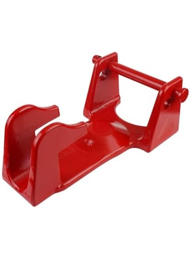 Red Advanced Security Gooseneck Trailer Coupler Lock Solid Hitches - Image 1