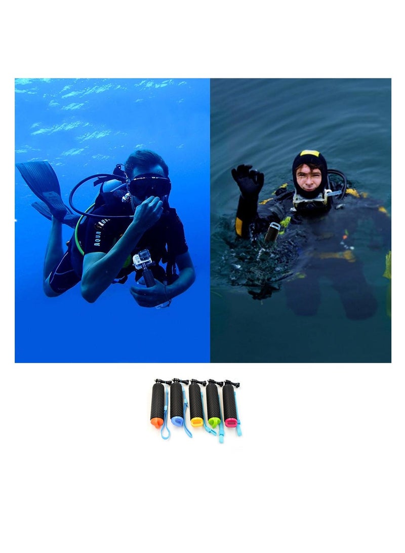 AROAQ Waterproof Monopod Floating Han, Underwater Diving Selfie Stick Pole, Camera Handler & Handle Mount Accessories Kit for Water Sport and Action Camera - Image 4