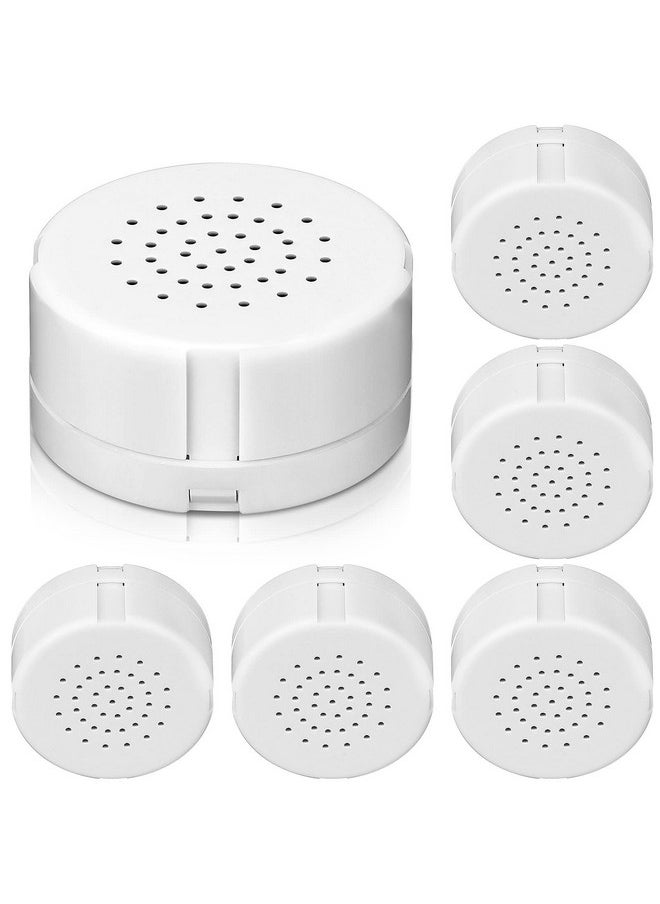 Handepo Handepo 6 Pcs White Sound Recorder Voice Recorder Music for Stuffed Animal, Toy Recording Device Recordable Sound Module, Record Messages for Plush Toy Doll Stuffed Bear Toy Pillow (60 Seconds)  - Image 1