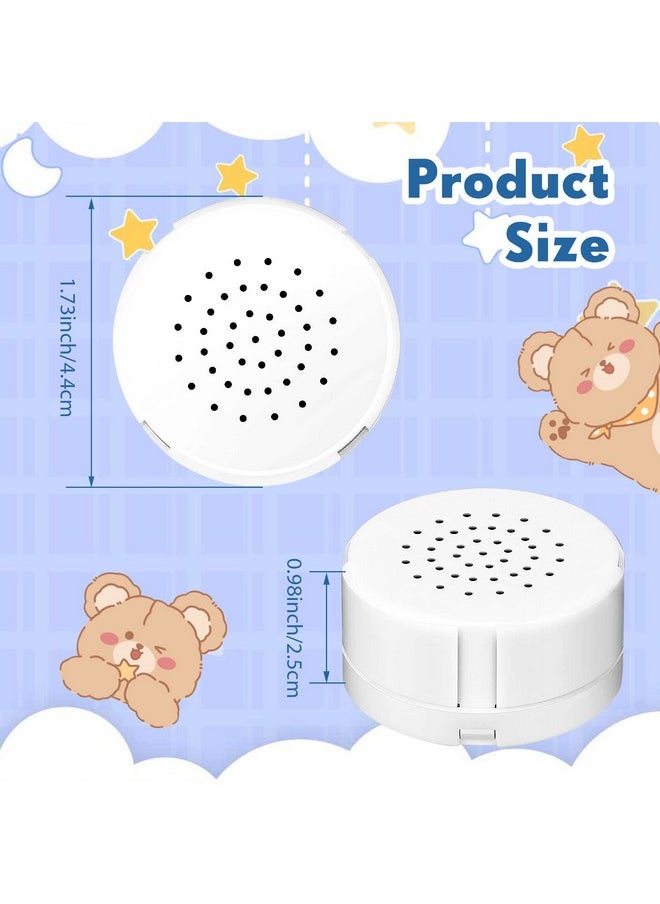 Handepo Handepo 6 Pcs White Sound Recorder Voice Recorder Music for Stuffed Animal, Toy Recording Device Recordable Sound Module, Record Messages for Plush Toy Doll Stuffed Bear Toy Pillow (60 Seconds)  - Image 5