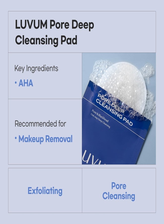 Luvum Pore Deep Cleansing Pad, Travel Kit Cleanser, Individual Packaged, 10-Pack - Image 2