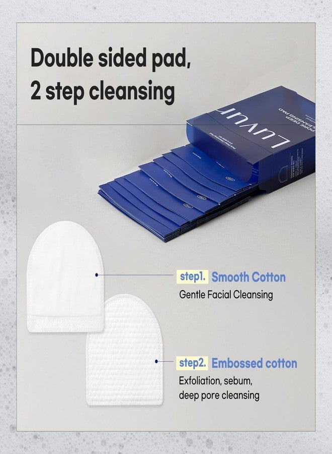 Luvum Pore Deep Cleansing Pad, Travel Kit Cleanser, Individual Packaged, 10-Pack - Image 5