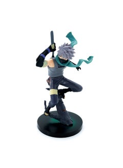 Fiery Ninja Animation Shippuden Running Raikiri Flag Konoha Ninja Hatake Kakashi Anime Model Ornament 27cm