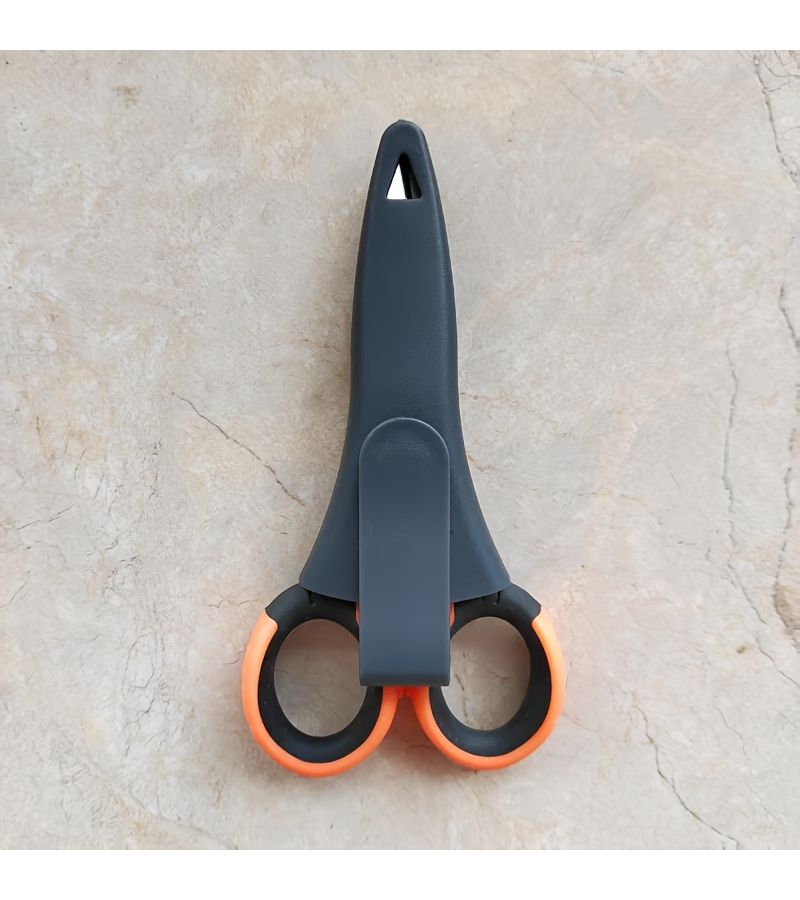 Orange Black Multifunctional Electrician Scissors Industrial Wire Duct Cutter Cable Pliers - Image 3