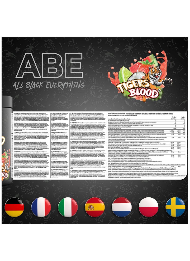 Applied Nutrition - Applied Nutrition ABE PUMP Pre Workout 500g Tigers Blood - Image 1