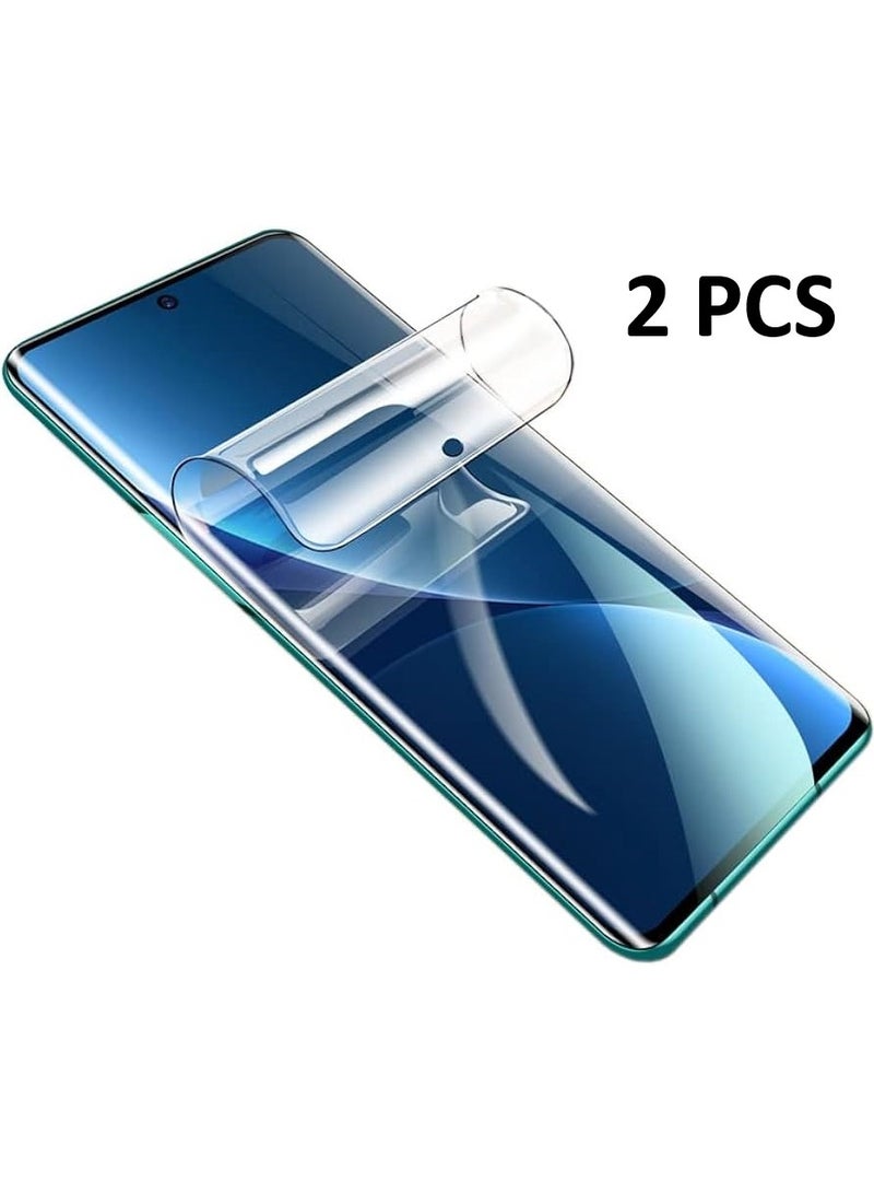 Two piece of clear hydrogel screen protector compatible with Huawei Pura 80 Pro Plus