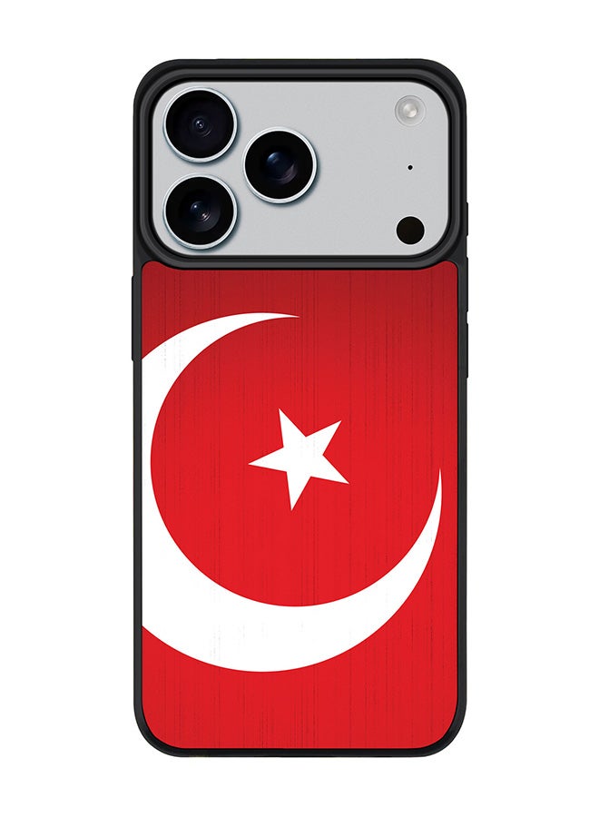 Stylizedd iPhone 17 Pro Case, [Compatible with MagSafe] Slim Magnetic cover Phone Case iPhone 17 Pro -Flag Of Turkey - Image 1