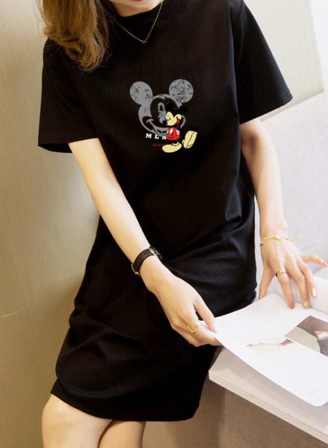 Yailla Summer Loose Tshirt Dress