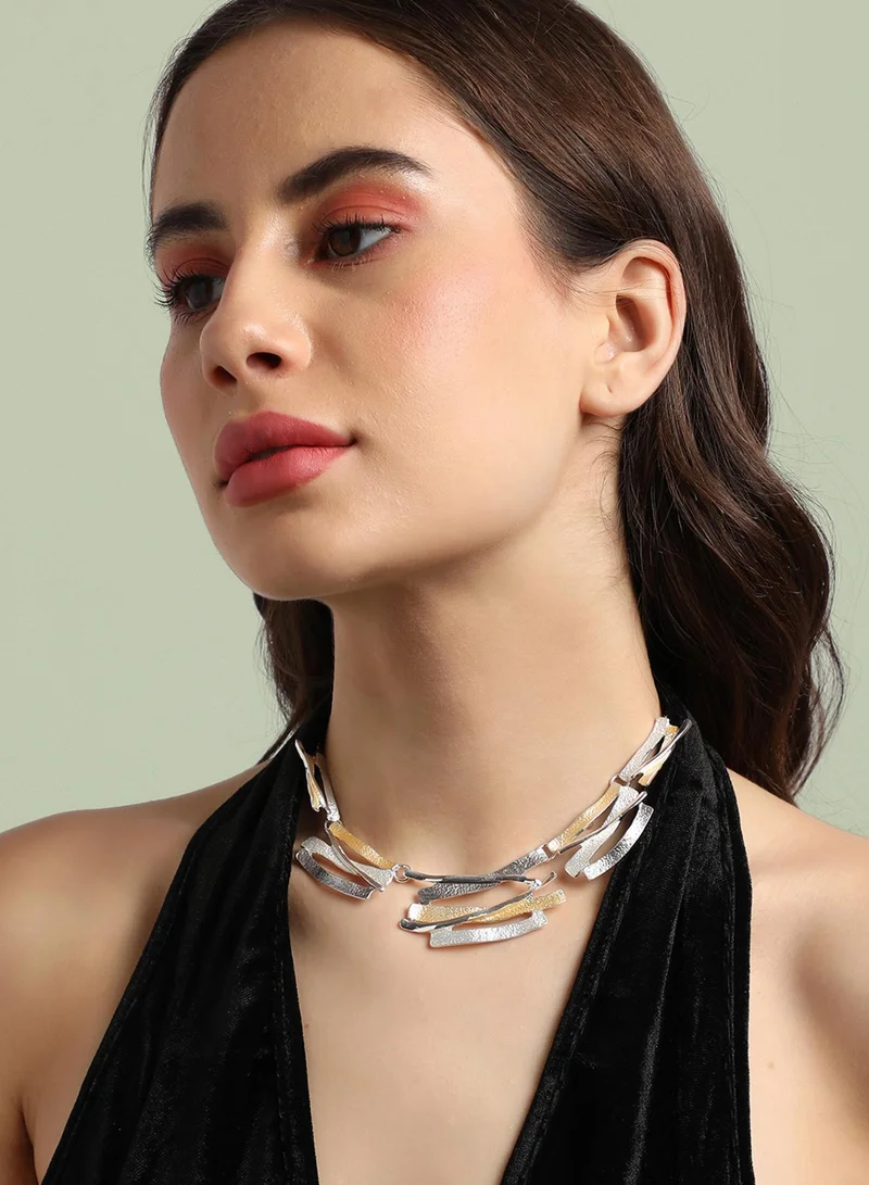 SOHI Abstract Minimal Artificial Necklace Jewellery