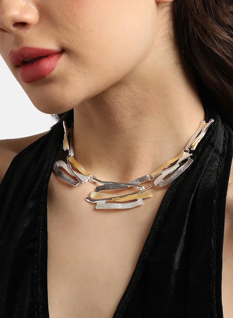 SOHI Abstract Minimal Artificial Necklace Jewellery