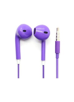 Generic In-Ear Earphones With Mic For Apple iPhone 6/6 Plus Purple  - Image 2