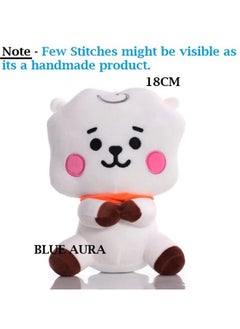 Blue Aura Blue Aura BTS Plushies Toy RJ 19CM Big Size BT21 Sitting Stuffed Plush Soft Toy (RJ 19cm Plush)  - Image 2
