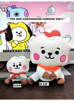 Blue Aura Blue Aura BTS Plushies Toy RJ 19CM Big Size BT21 Sitting Stuffed Plush Soft Toy (RJ 19cm Plush)  - Image 3