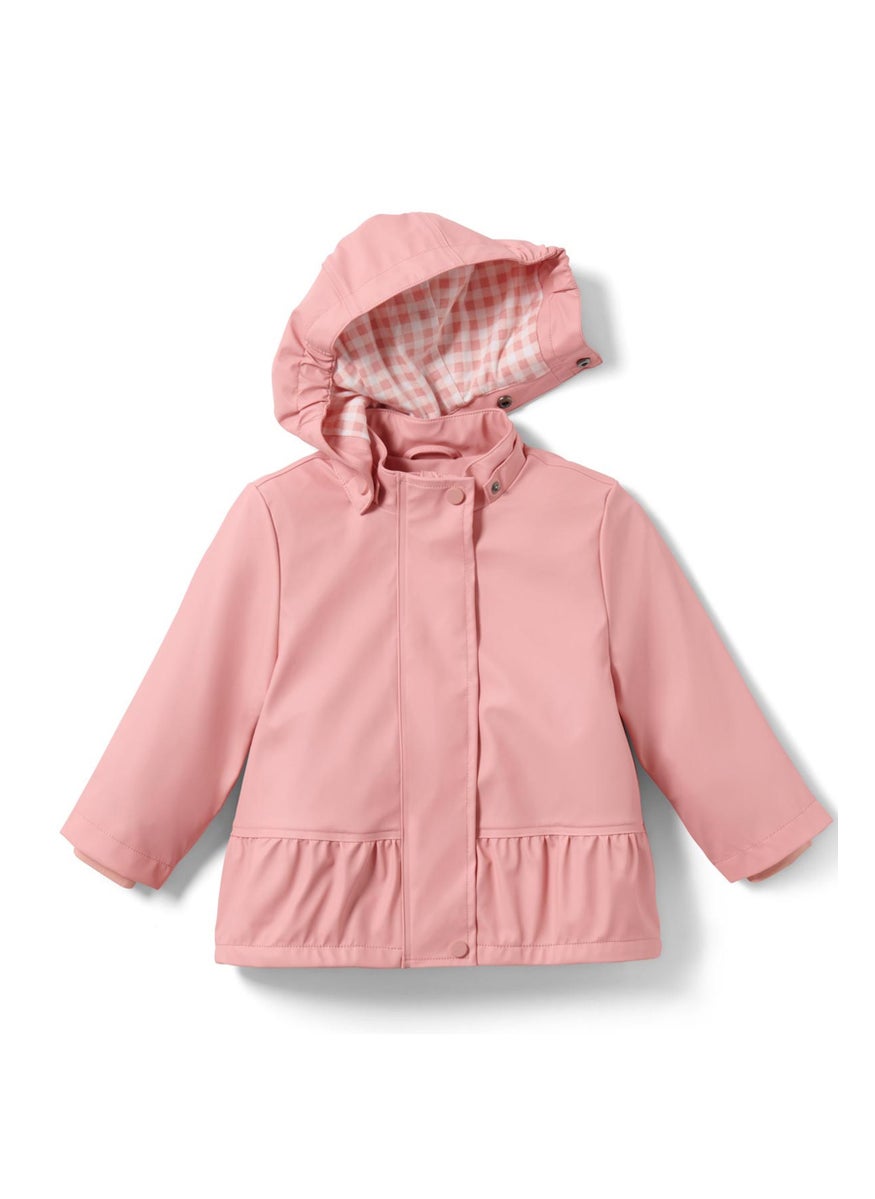 Tchibo - Kids Girl Hooded Long Sleeve Solid Jacket, Pink - Image 1