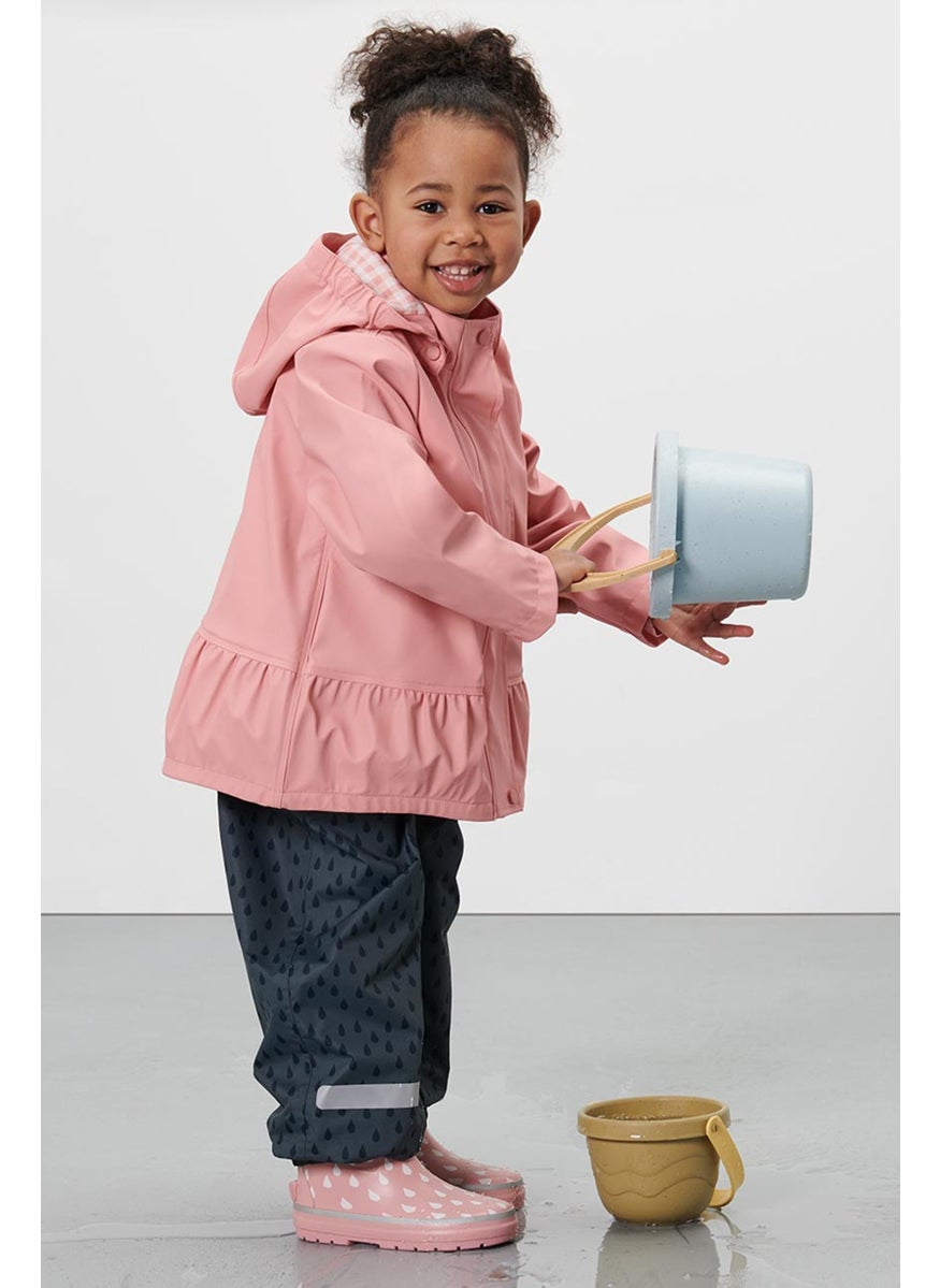 Tchibo - Kids Girl Hooded Long Sleeve Solid Jacket, Pink - Image 1