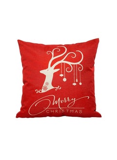 NIBEMINENT Cushion Cover Red/Beige 45x45centimeter  - Image 1