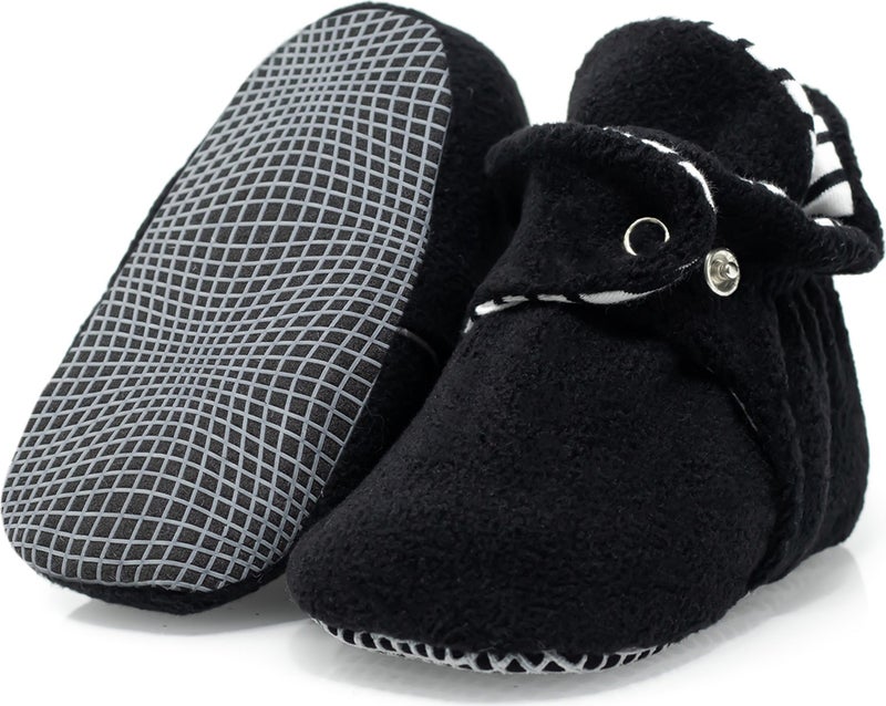 Ella Bonna Non-Slip Sole Booties for Girls and Boys Baby Slippers Home Boots  - Image 1