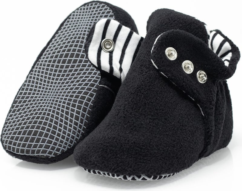 Ella Bonna Non-Slip Sole Booties for Girls and Boys Baby Slippers Home Boots  - Image 4