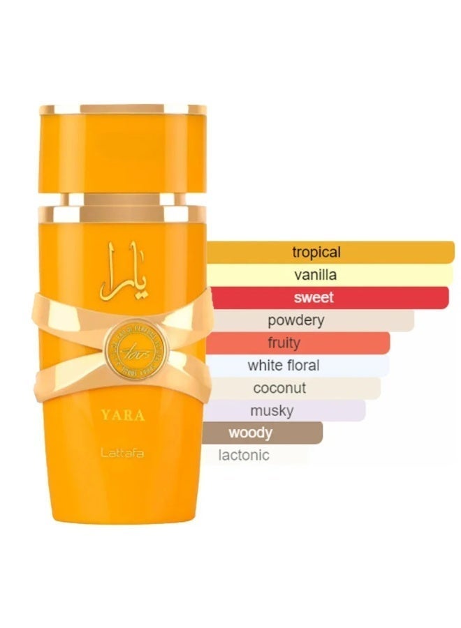 Lattafa Yara Tous Eau de Parfum for Women - 100 ml Inspired by (Paco Rabanne Fame) - Image 2